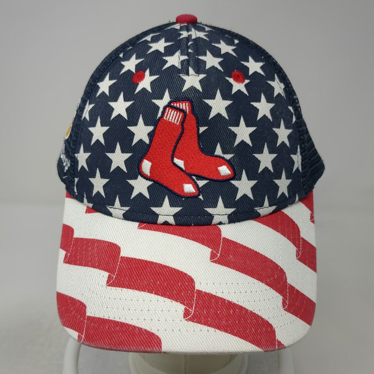 '47 Boston Red Sox MLB Trucker Hat Blue Red White One Size Stars Stripes Shop