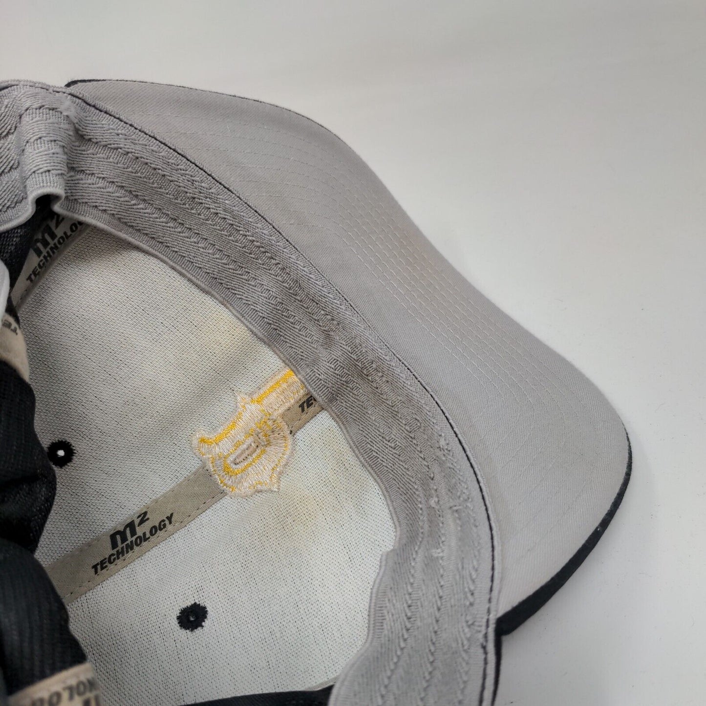 Letter P Fitted Hat Black Large-XL Embroidered Logo Pacific Headwear
