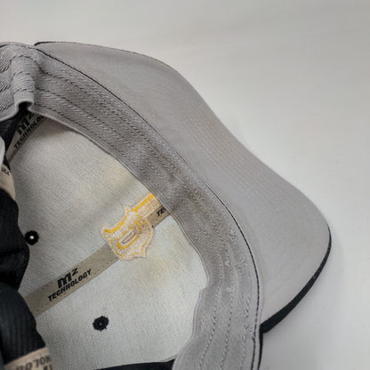 Letter P Fitted Hat Black Large-XL Embroidered Logo Pacific Headwear