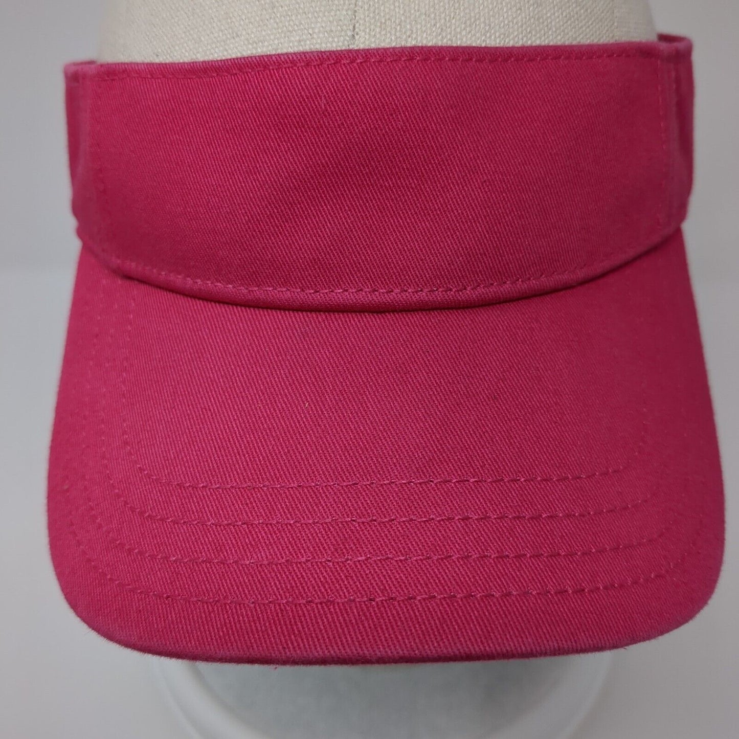 Tropical Trends Dpc Strapback Sun Visor Hat Pink One Size Adjustable