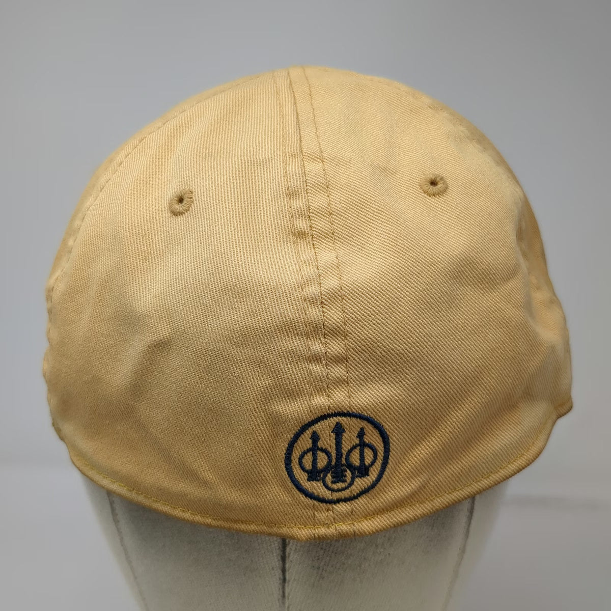 Beretta Baseball Cap Yellow One Size Autographed Logo Flexfit Stretch Hat