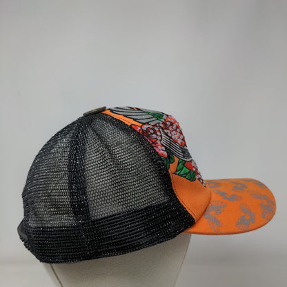 Forever Snapback Trucker Hat Multicolor OSFA Floral Bling American Tattoo Wear