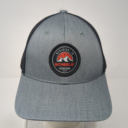 Meridian ID Scheels Established 2024 Trucker Hat Gray OS Adjustable Mesh Back