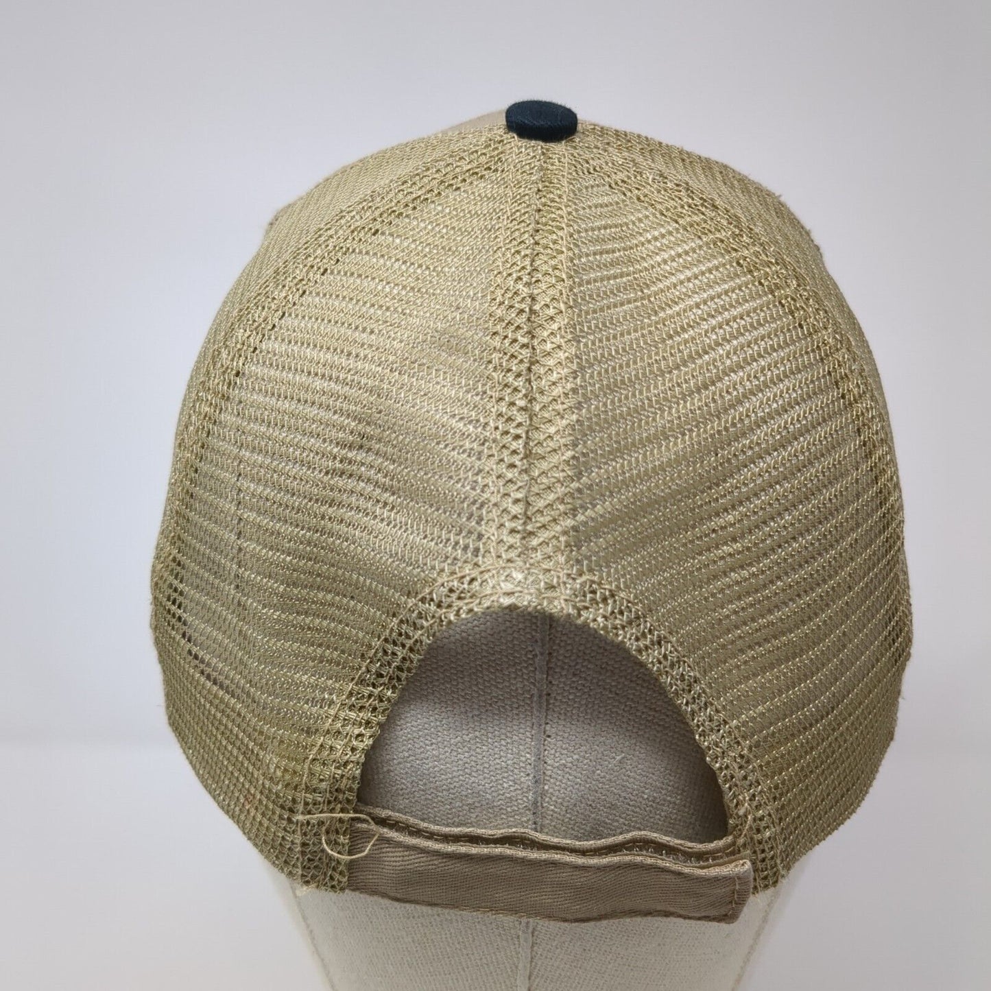 Siscra Wild Bunch Strapback Trucker Hat Tan One Size Mesh Back Nissun