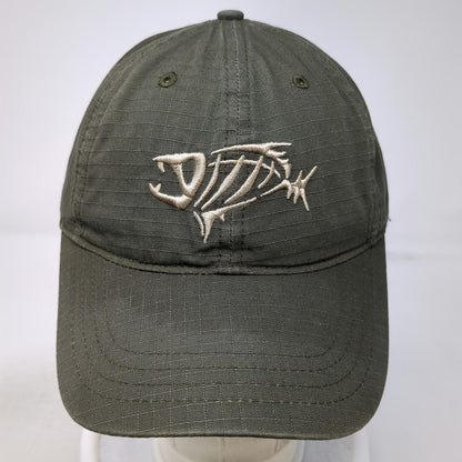 G-Loomis Baseball Cap Green One Size Skeleton Fish Logo Hat Strapback Cotton