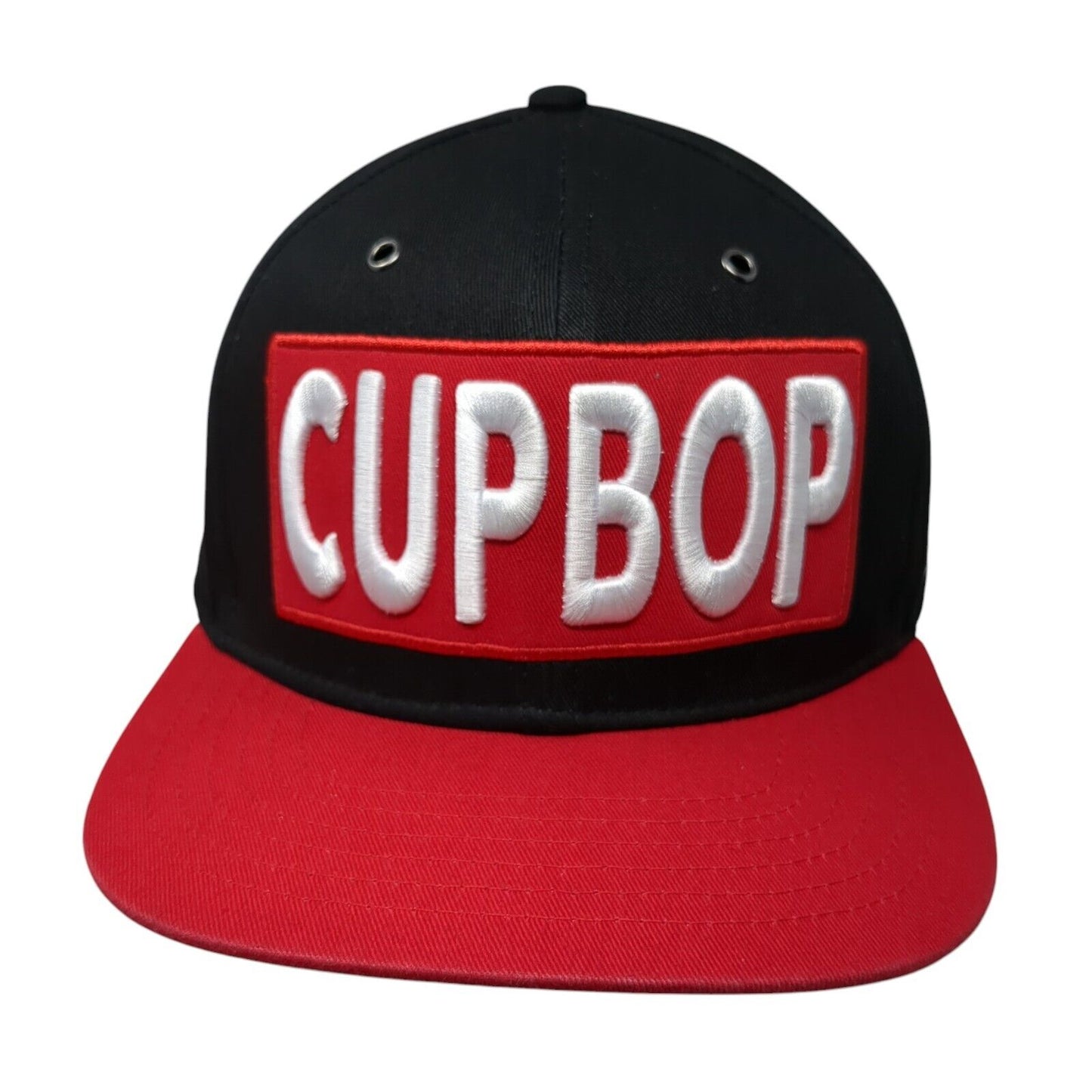 Cupbop Snapback Hat Multicolor One Size Adjustable Shhh Just Eat!