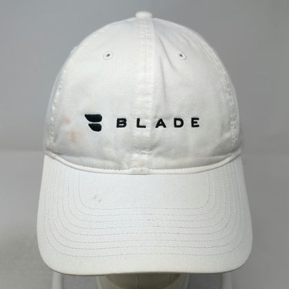 Nike Baseball Cap White One Size Blade Logo Golf Hat Brown Underbrim Slideback