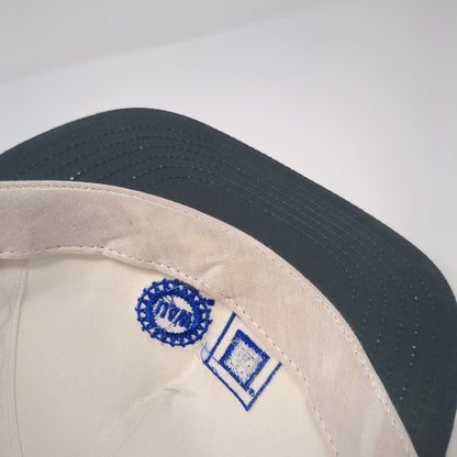 UAW GM Snapback Hat White One Size Adjustable Embroidered Solid Outdoor