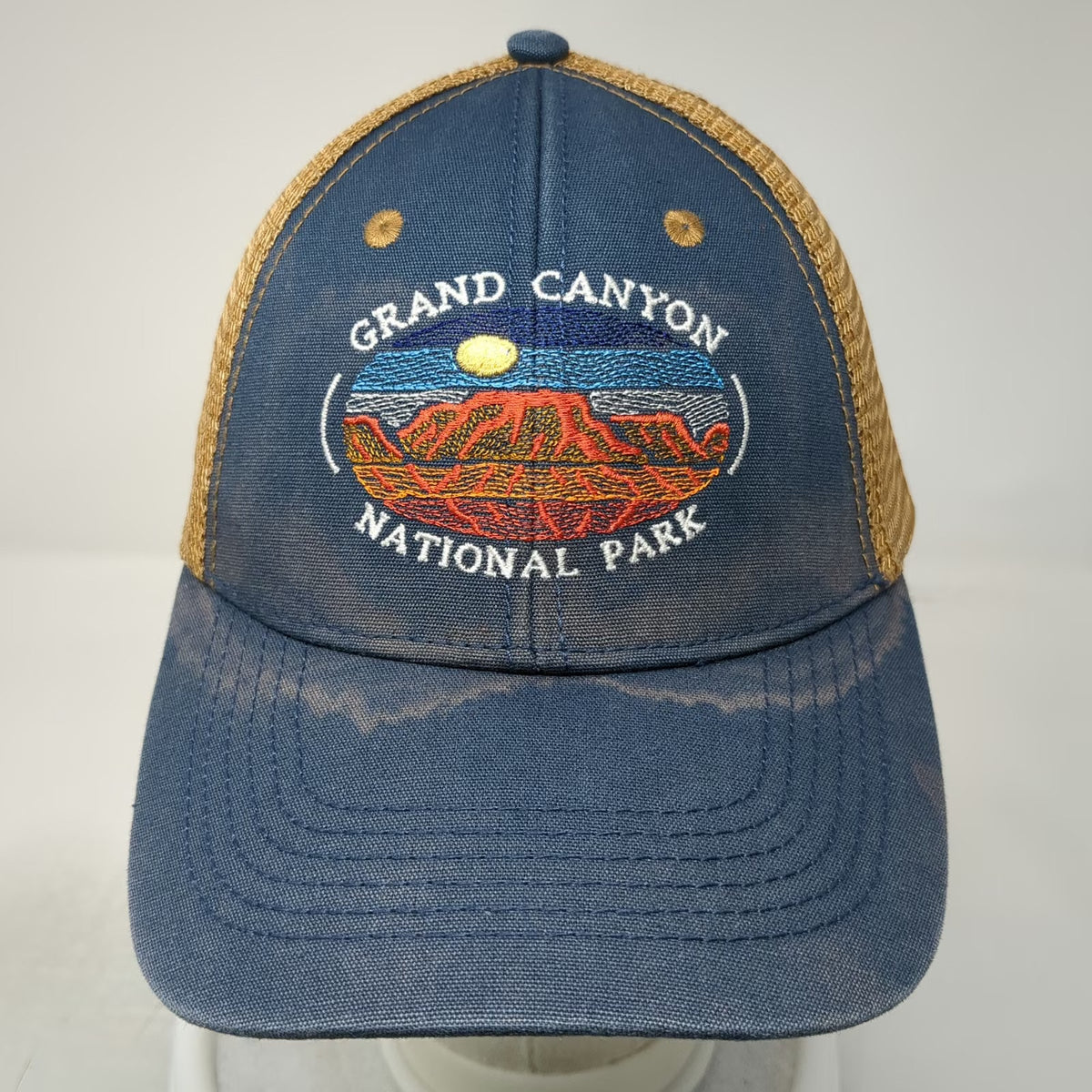 Prairie Mountain Trucker Hat Blue One Size Grand Canyon National Park Snapback