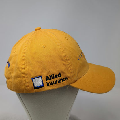 Big I Junior Classic Baseball Cap Yellow OSFM Allied Insurance Crane Creek Hat