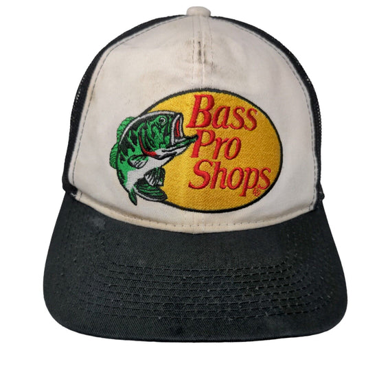 Bass Pro Shops Snapback Mesh Back Trucker Hat Black OSFM Colorblock