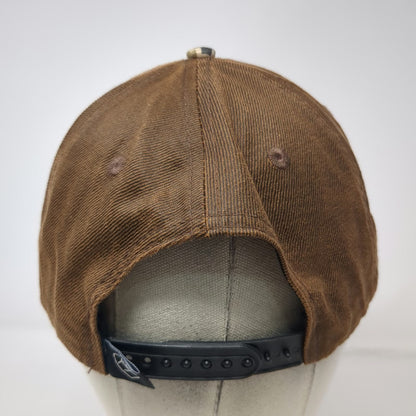 Ariat Snapback Brown One Size Hat Digital Camo American Flag Patch Corduroy