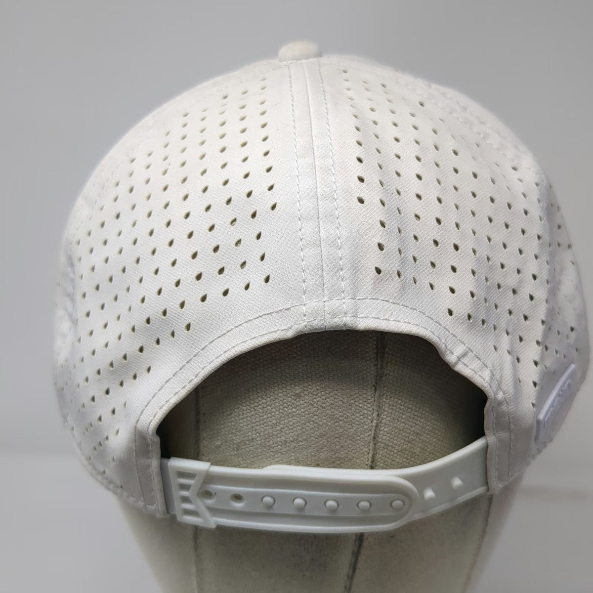 Melin Trucker Hat White L A-Game Hydro Perforated Snapback Performance Golf