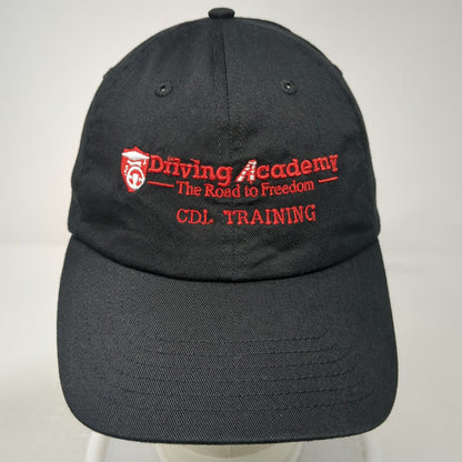 CIC Snapback Hat Black One Size Driving Academy CDL Training Road to Freedom