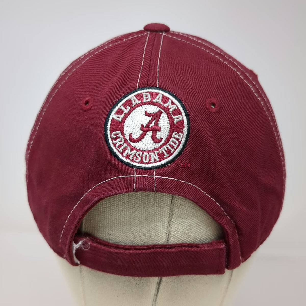 Alabama Crimson Tide NCAA Captivating Headgear Red Baseball Cap OSFM Hat Stitch