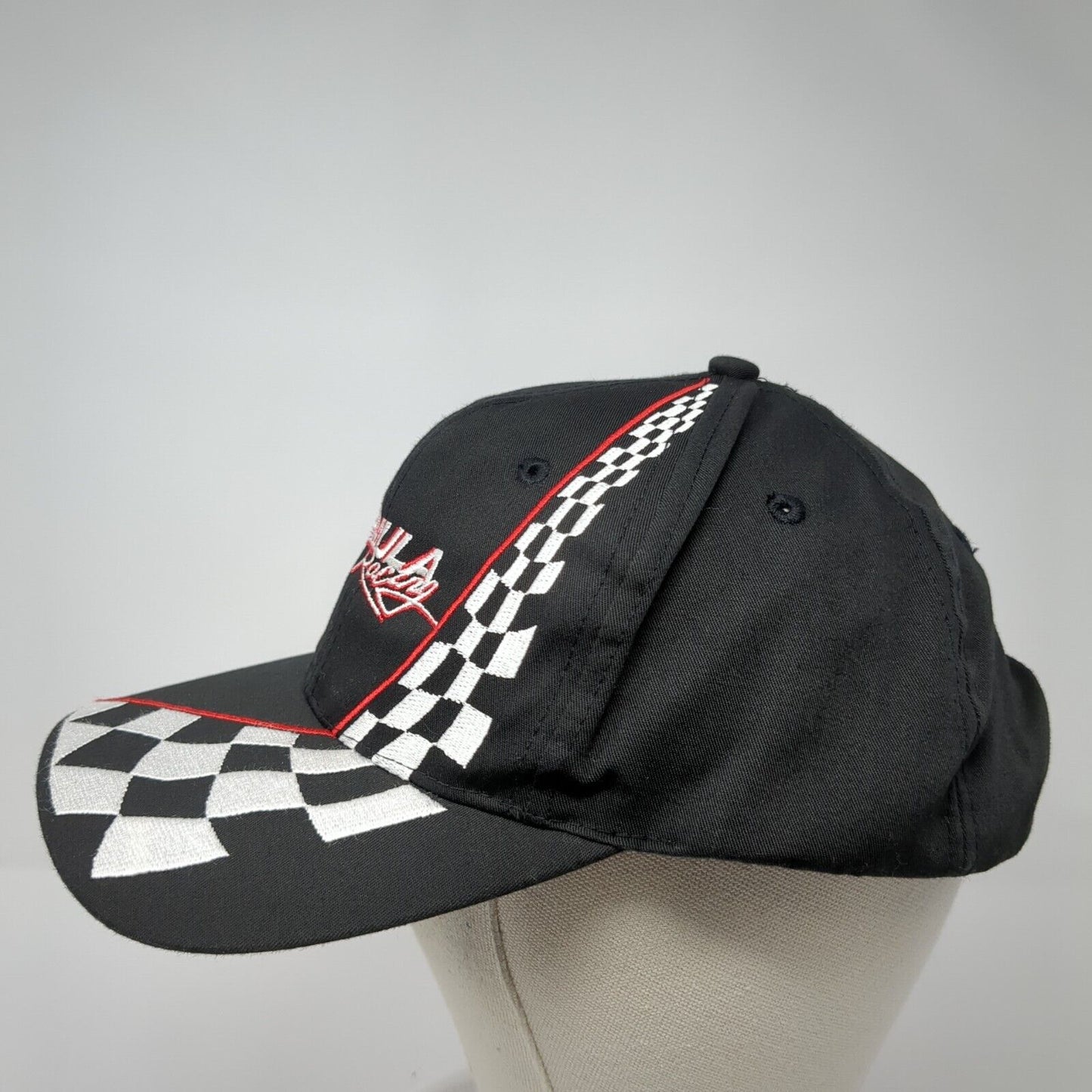 Formula Racing Snapback Hat Black OS Adjustable Embroidered 6 Panel Nissun Cap