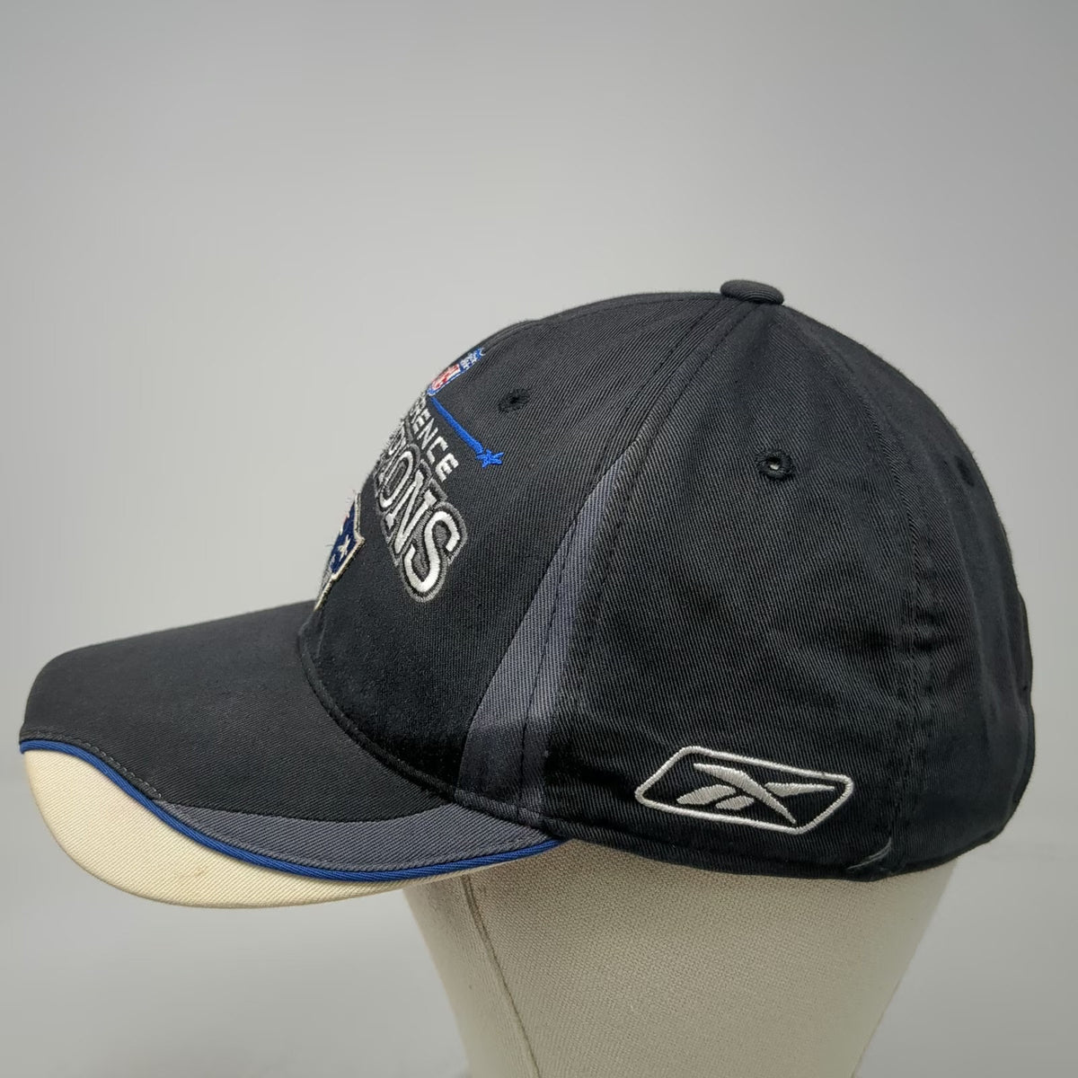 New England Patriots NFL Reebok Cap Black One Size Super Bowl XLII AFC Champions