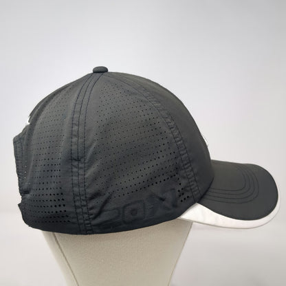 Nike Golf VOX Baseball Cap Gray One Size Perforated Strapback Hat White Trim