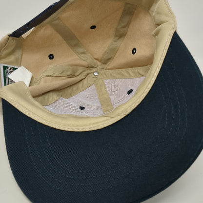 Tongass Trading Company Snapback Beige Blue One Size Bear Alaska Two-Tone Hat
