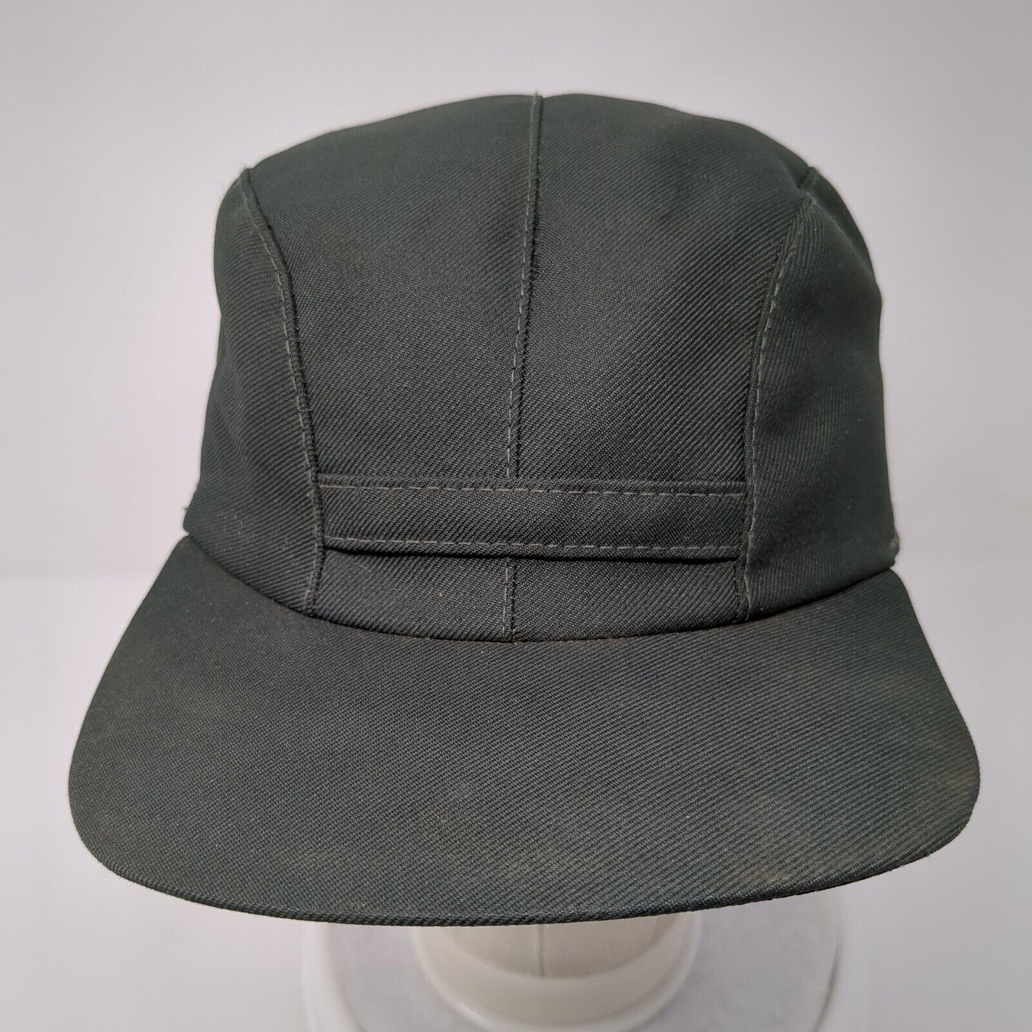 Unbranded Fitted Cadet Army Cap Hat Green 7 5/8 Solid Blank Outdoor