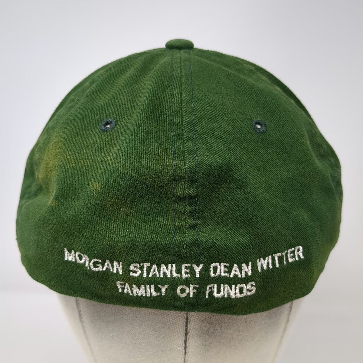 SDI Baseball Cap Green OSFM Morgan Stanley Dean Witter American Flag Flexfit Hat