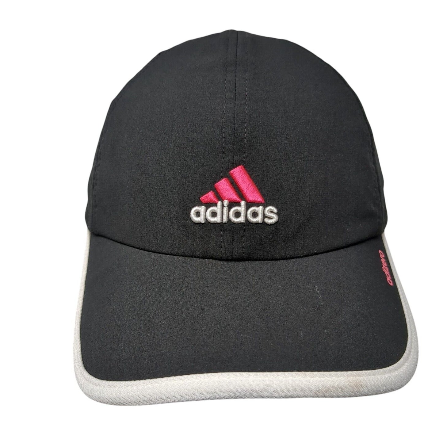 Adidas Adizero Strapback Hat Black One Size Adjustable Embroidered 6 Panel