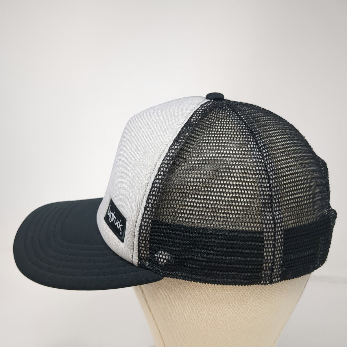 bigtruck Black Trucker Hat One Size Boundary Expeditions Salmon River Mesh