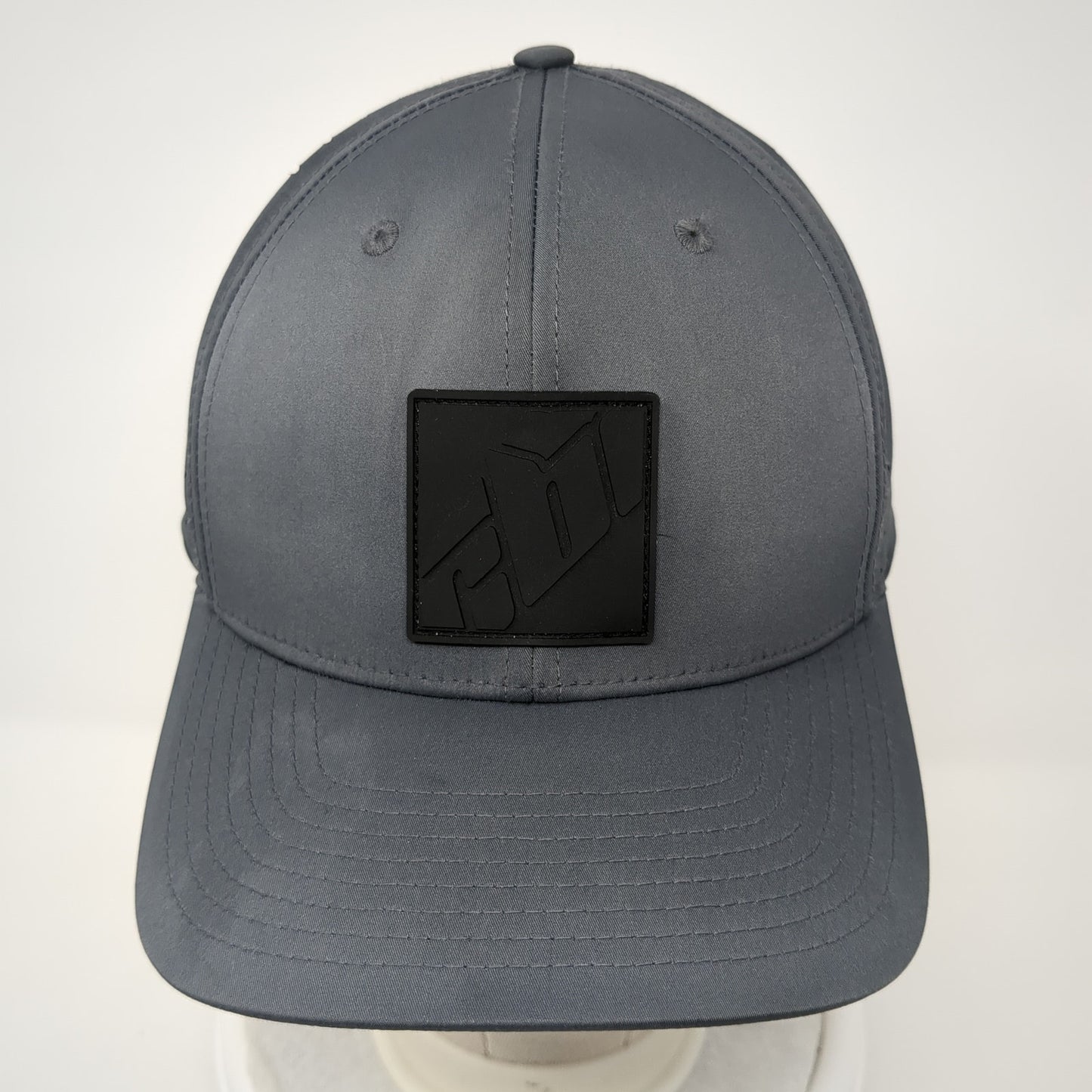 Richardson Patch Snapback Hat Gray Large Solid Adjustable Laser Cut