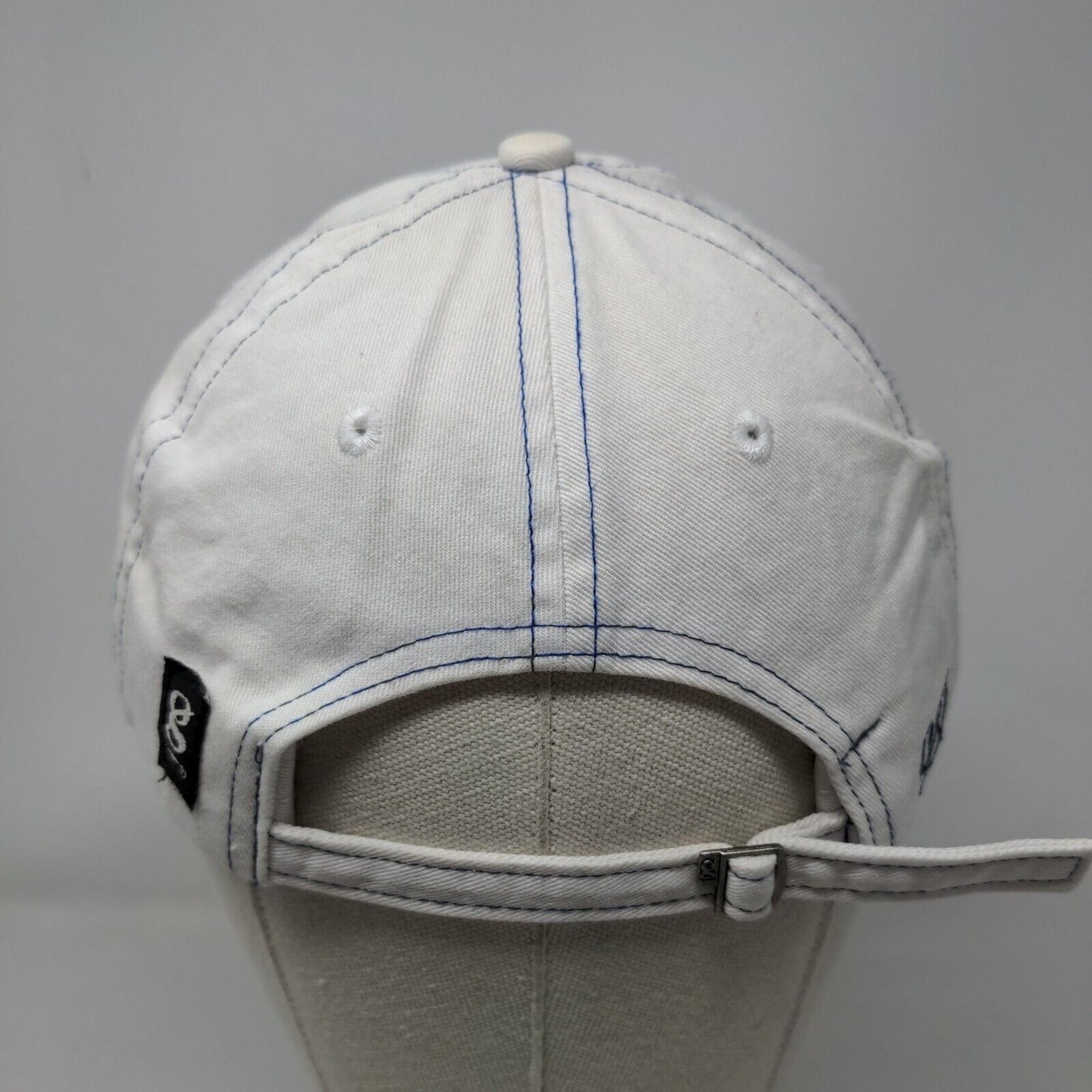 Oakmont Golf Club Slideback Hat White One Size Embroidered Gear For Sports