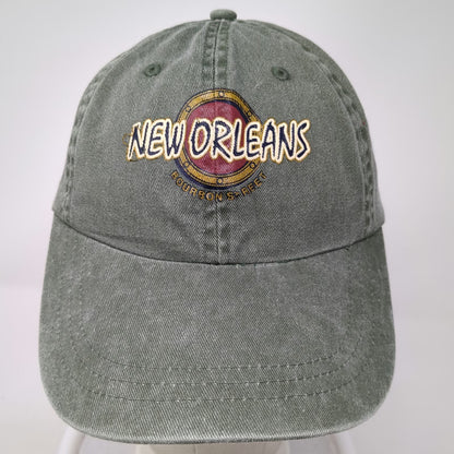 Headgear New Orleans Bourbon Street Baseball Cap Green One Size Slideback Hat