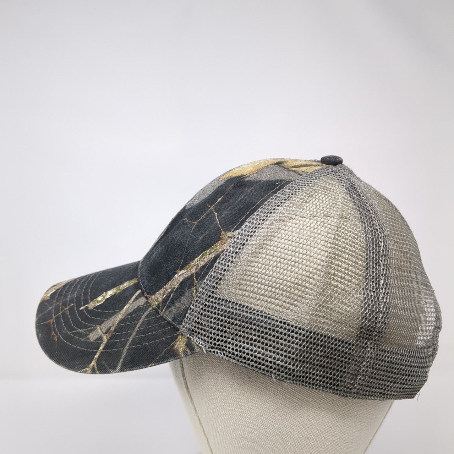 Browning Snapback Mesh Back Trucker Hat Camo One Size Embroidered Logo