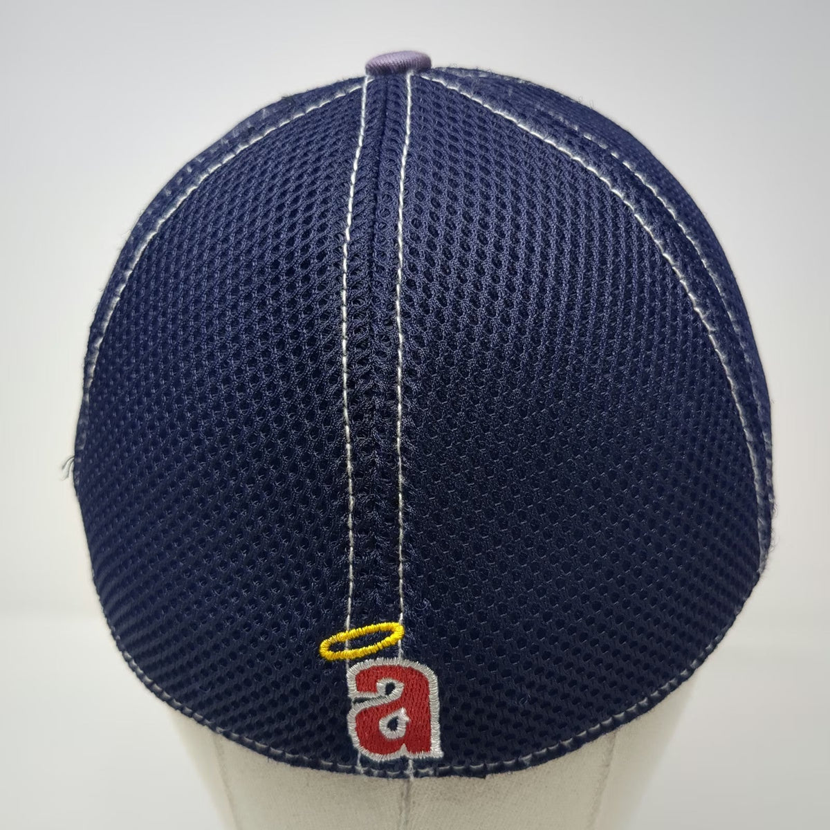 Los Angeles Angels MLB New Era Baseball Cap Blue M Mesh Cooperstown Logo Hat