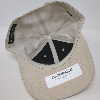 Cascade Raft Co. Est 1985 Snapback Hat Beige One Size Adjustable Lone Rock