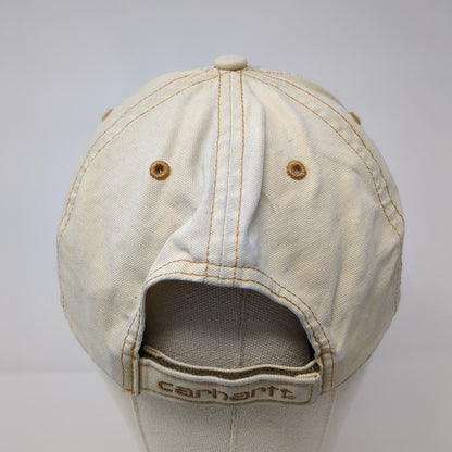 Carhartt Odessa Strapback Hat Tan OSFA Adjustable Leather Patch