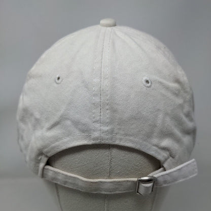VIBES Slideback Hat Cream One Size Adjustable Embroidered 6 Panel Cotton