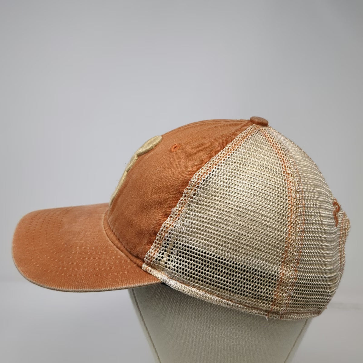 Browning Trucker Hat Brown One Size Buckmark Logo Mesh Back Snapback Hunting Hat