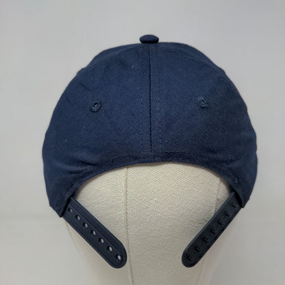 Unbranded Boy's Snapback Hat Blue OSFM Blank Vent Holes Adjustable