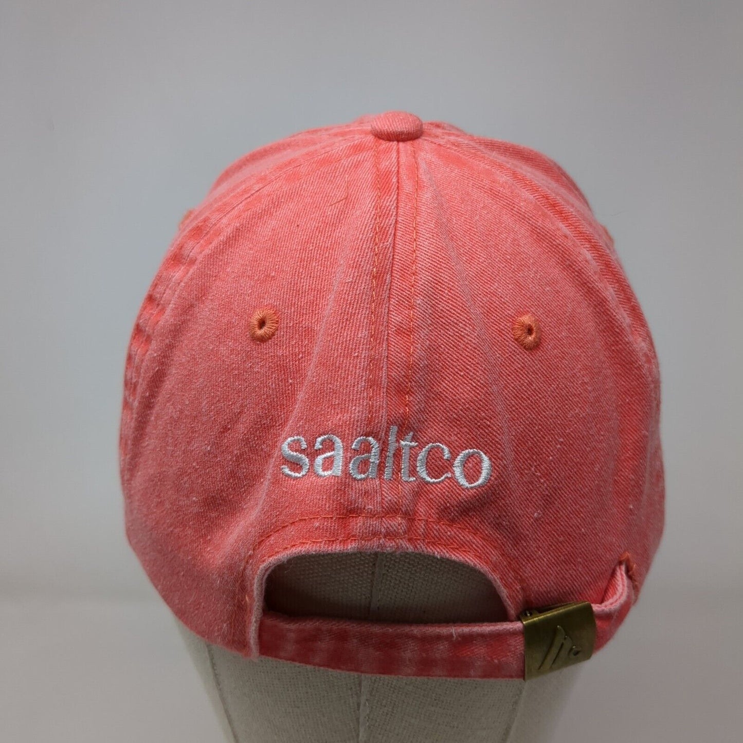 Saaltco Slideback Hat Pink OSFA Adjustable Embroidered 6 Panel HG