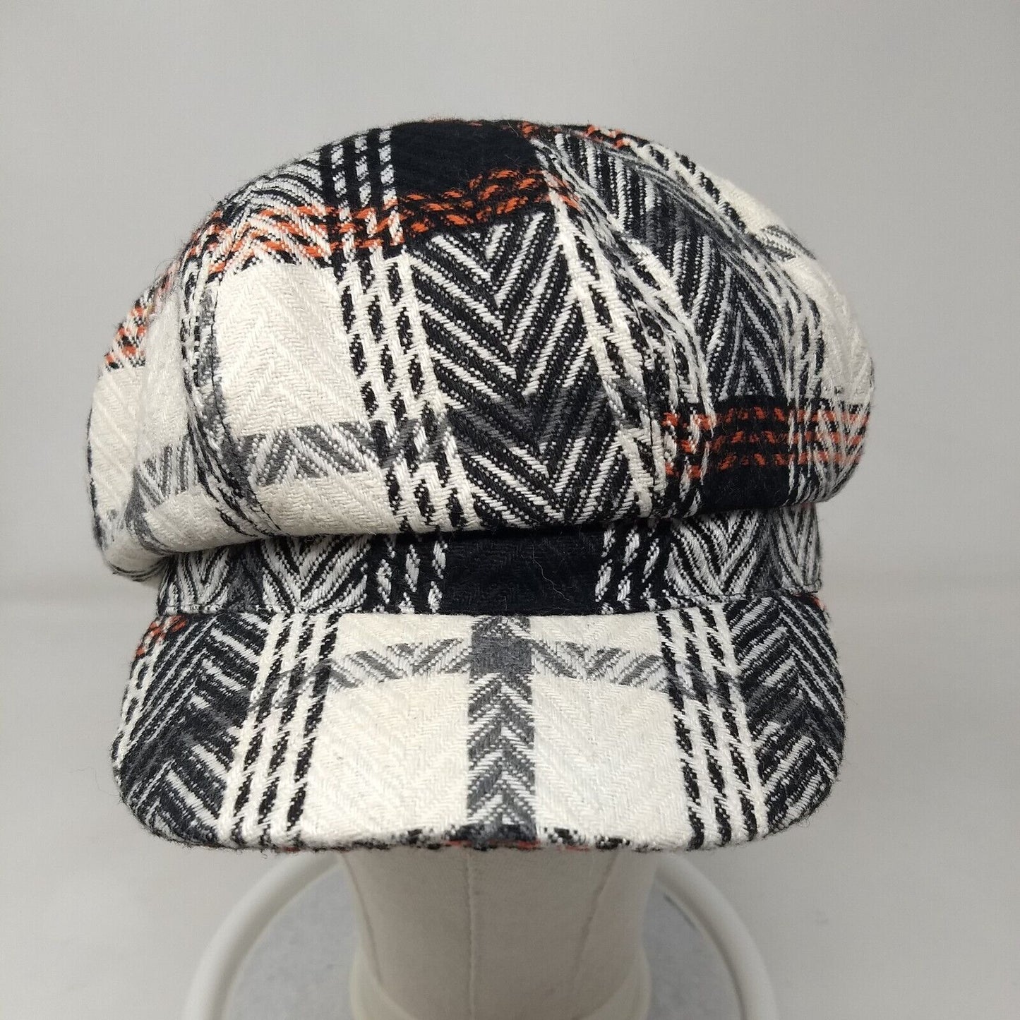 Unbranded Newsboy Pressboy Hat Cap Multicolor OSFA Plaid Blank