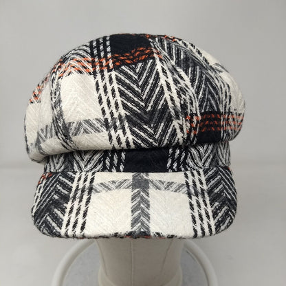Unbranded Newsboy Pressboy Hat Cap Multicolor OSFA Plaid Blank