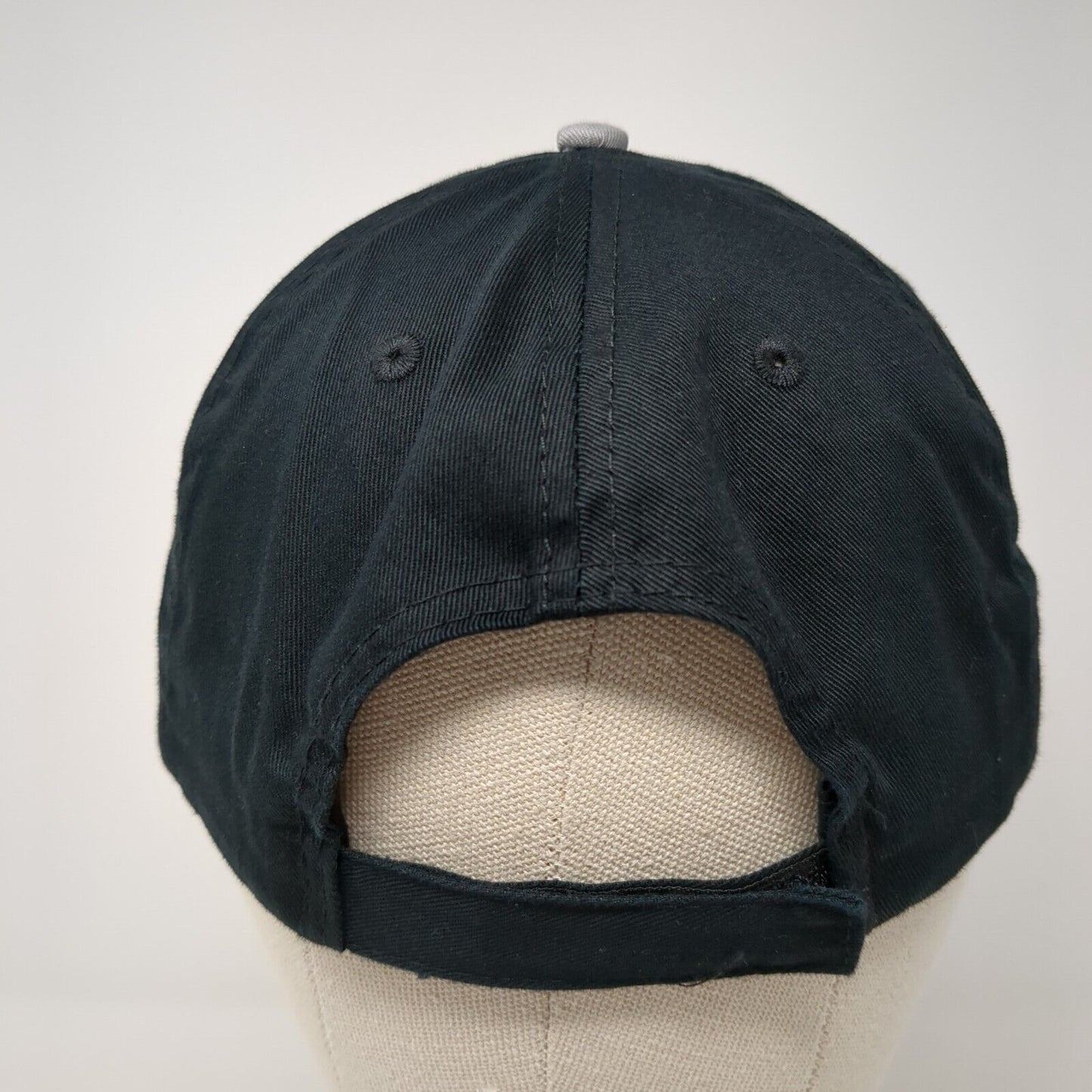 Campbell Tractor Co Strapback Hat Gray OS Adjustable Embroidered John Deere