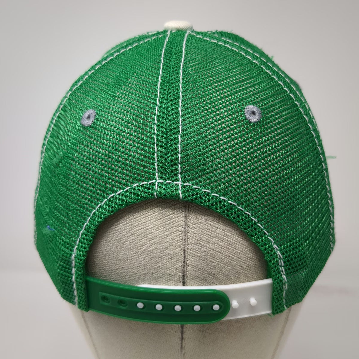 Oregon Ducks NCAA Zephyr Trucker Hat White Green One Size Mesh Snapback Mascot