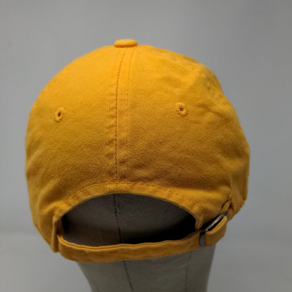 American Needle Men's Slideback Hat Yellow Adjustable Embroidered Blackwolf Run