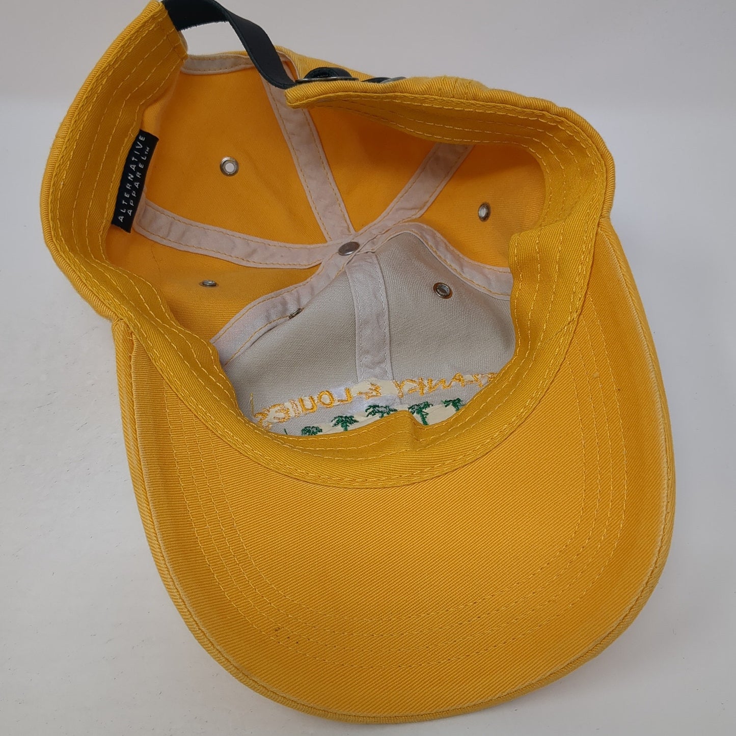 Franky & Louise's Lake Of The Ozarks Baseball Cap Yellow One Size Adjustable