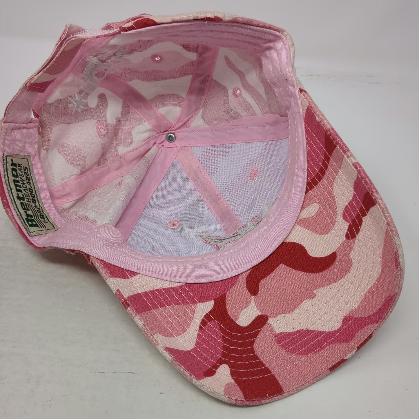 Bretmor Baseball Cap Pink White Red Camo One Size HCA Health System Virginia Hat