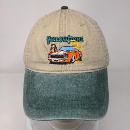 Yellowstone Rod Run 2014 Slideback Hat Multi OSFM Embroidered Otto