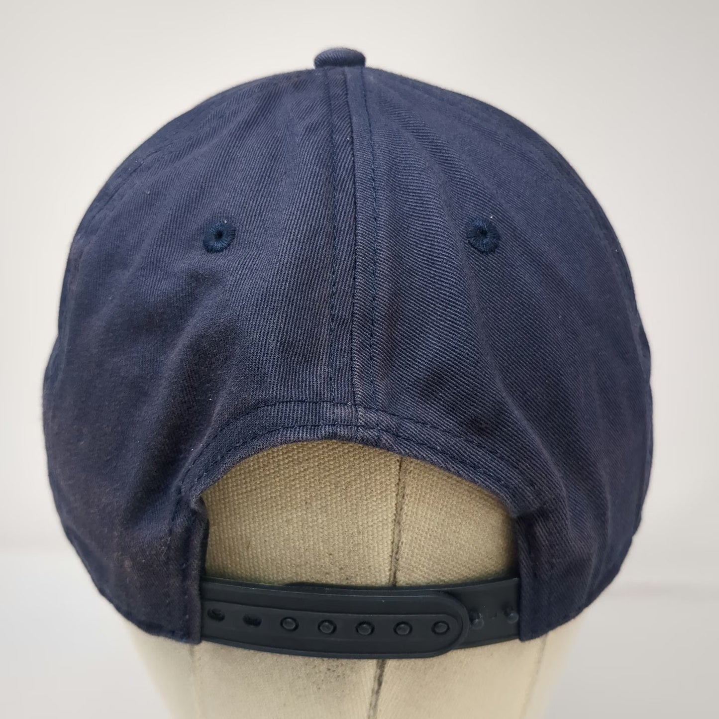 Dome Snapback Hat Blue One Size Cooperstown All Star Village Baseball Logo Cap