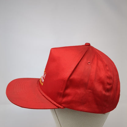 Fossil Rim Wildlife Center Snapback Rope Hat Red One Size Speedway
