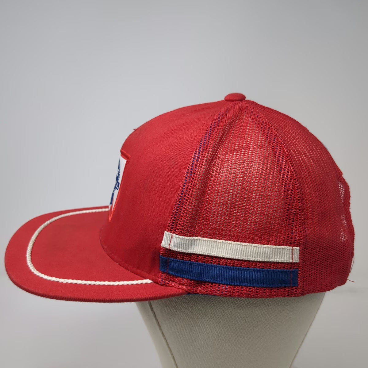 O'Neill Pabst Blue Ribbon Beer Trucker Hat Red One Size Rope Mesh Snapback