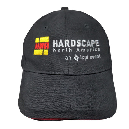 HNA Hardscape North America Slideback Hat Black One Size Embroidered Nissun Cap